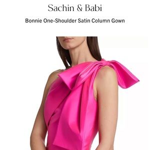 Sachin & Babi Bonnie Gown - Fuchsia / Pink Size O